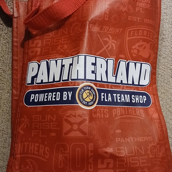 Pantherland FLA TEAM SHOP Reusable Snap Waterproof Bag NWOT - Picture 5 of 8